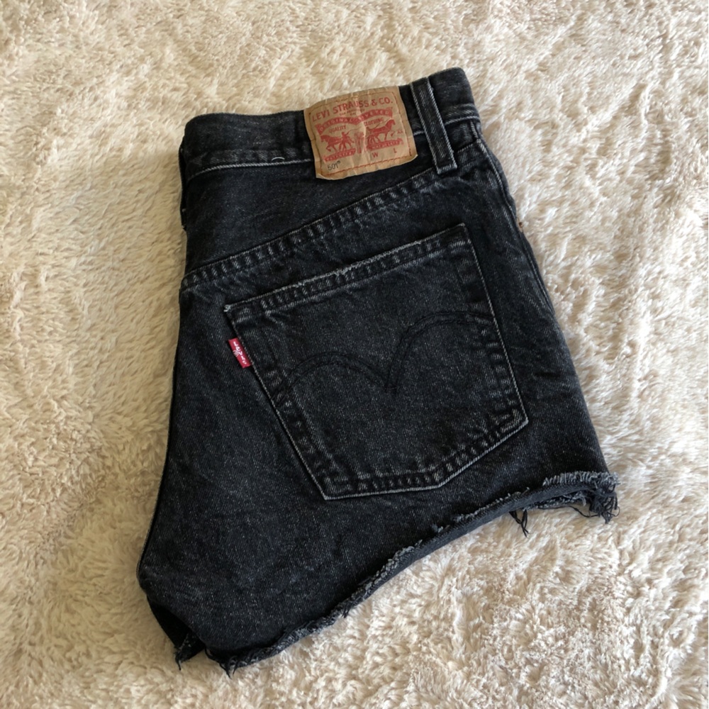 Levi's Dark Denim Jean Shorts